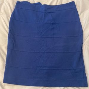 Blue skirt